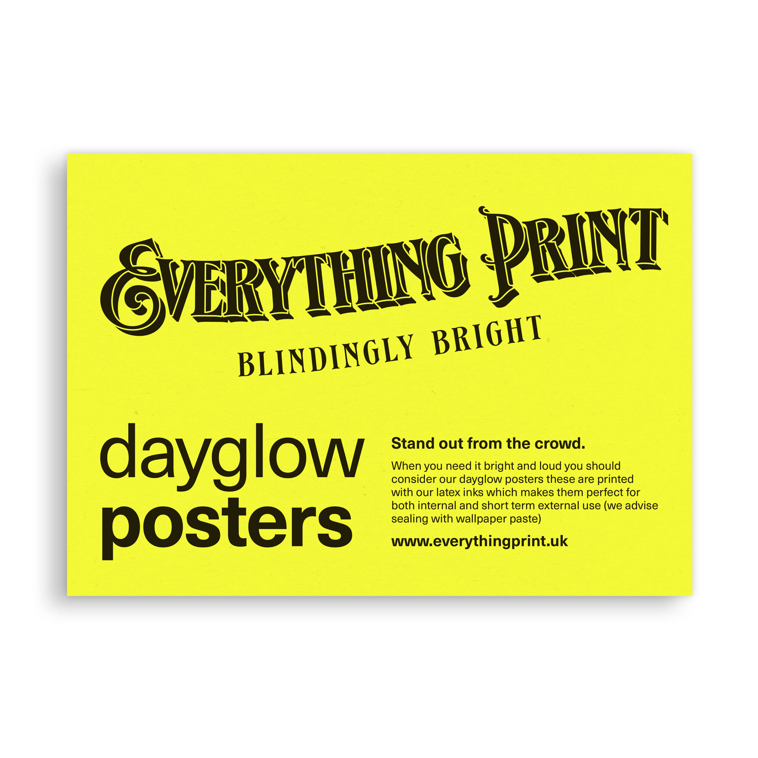 Dayglow / Fluorescent Posters