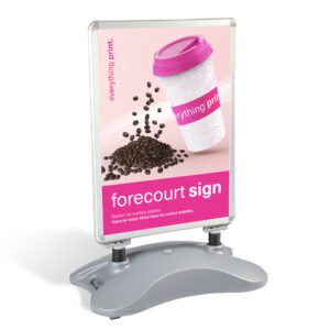 Forecourt sign