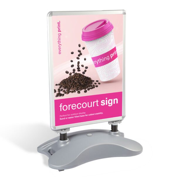 Forecourt sign