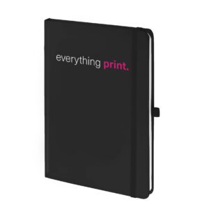 A5 soft touch notebook Black