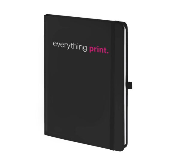 A5 soft touch notebook Black