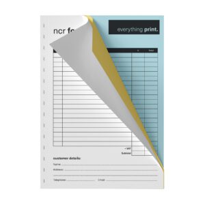 3 Part Carbonless Book