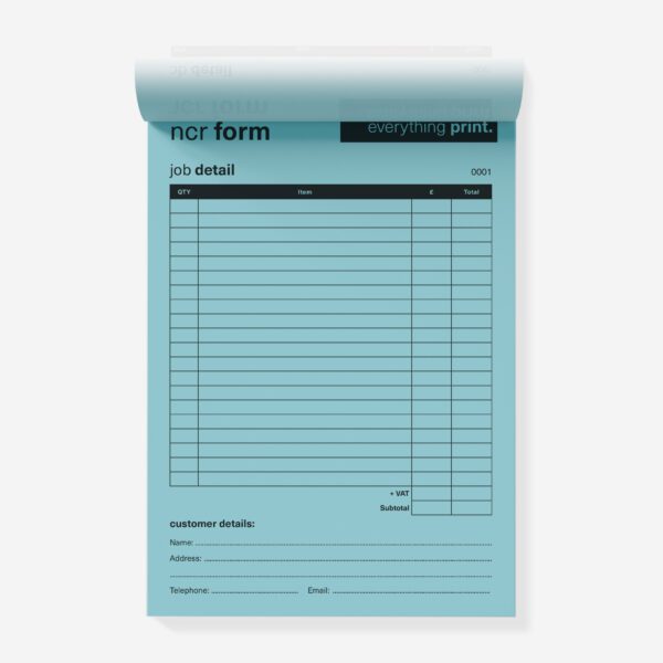 2 Part Carbonless Pad